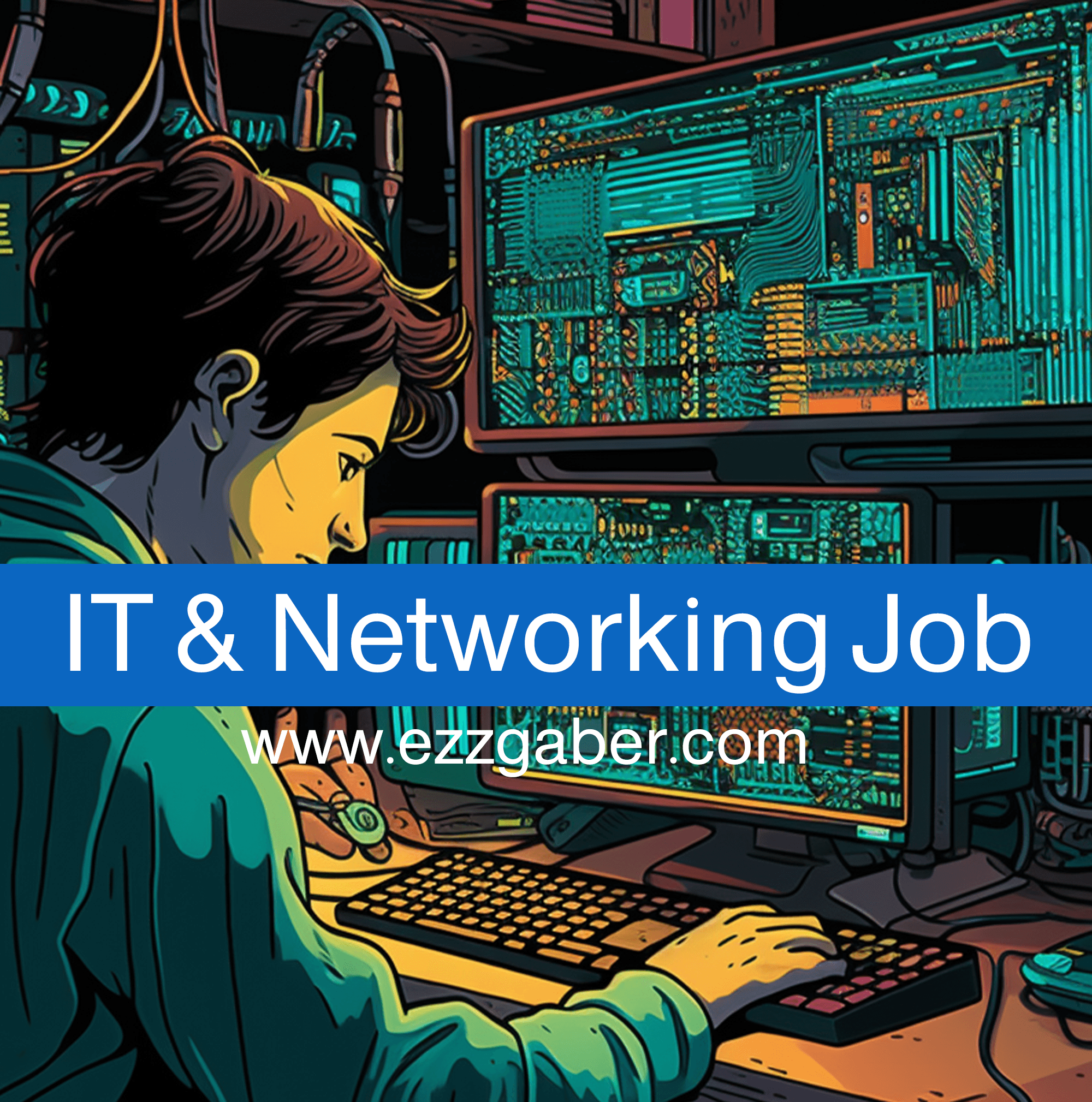 مطلوب موظف تقنية المعلومات والشبكات بالرياض – عز جابر | IT & Networking Job – Ezz Gaber