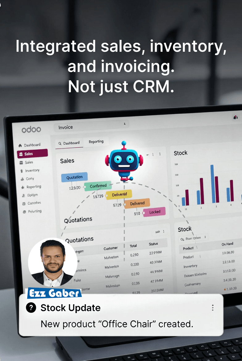 أودو – مبيعات متكاملة… مش مجرد CRM – عز جابر